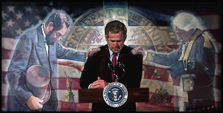bush-and-presidents-praying